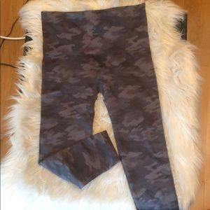 Spanx! Large NWOT Army Camo High Waisted Leggings
